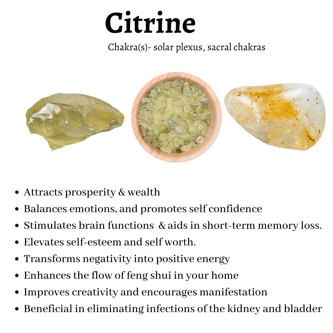 Different types 2025 of citrine