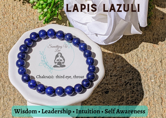 Leadership, Wisdom, & Truth Throat Chakra Third Eye Bracelet
