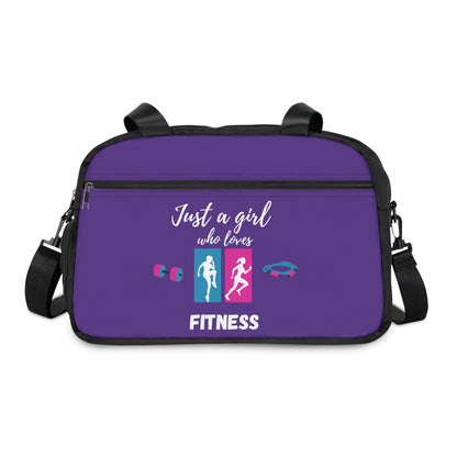 Purple Fitness Gym/Overnight/ Travel/Camping/ Gymnastics/Track/Diaper Bag