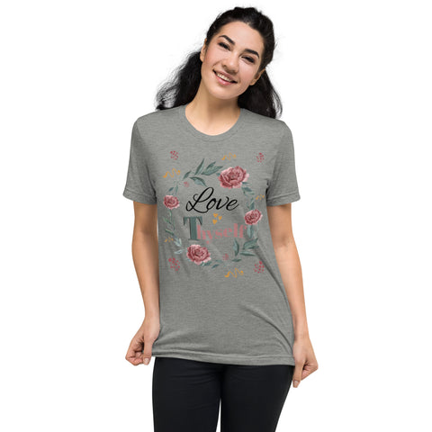 Short Sleeve Love Thyself Fitted  T-shirt
