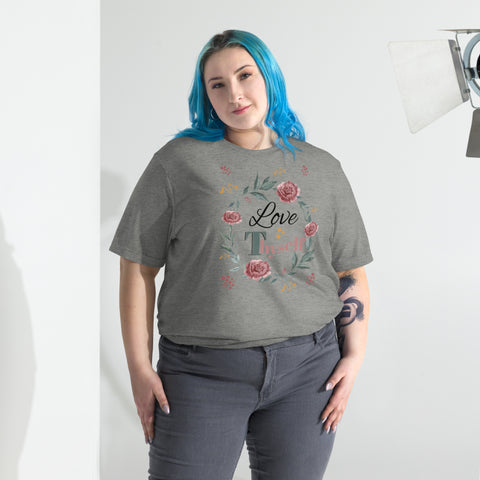 Short Sleeve Love Thyself Fitted  T-shirt