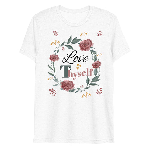 Short Sleeve Love Thyself Fitted  T-shirt
