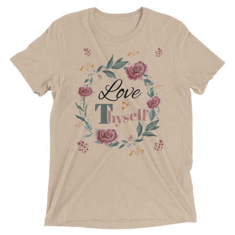 Short Sleeve Love Thyself Fitted  T-shirt