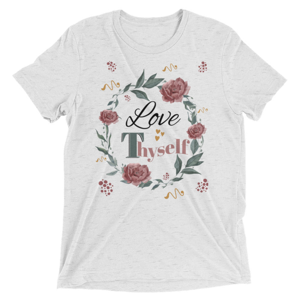 Short Sleeve Love Thyself Fitted  T-shirt