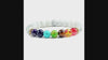 Anxiety Relief, Negativity Release & Positive Reframing Bracelet - Something U Luv white turquoise chakra bracelet for balancing chakras