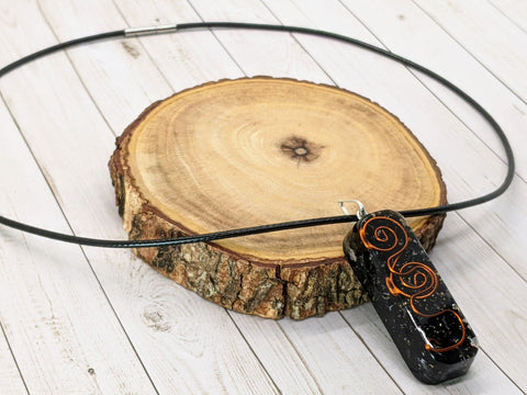 Necklace - Brown/ Black Leather Cord Necklace For Pendants