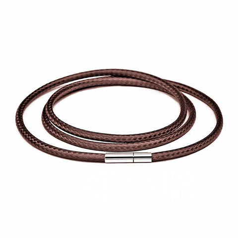 Necklace - Brown/ Black Leather Cord Necklace For Pendants