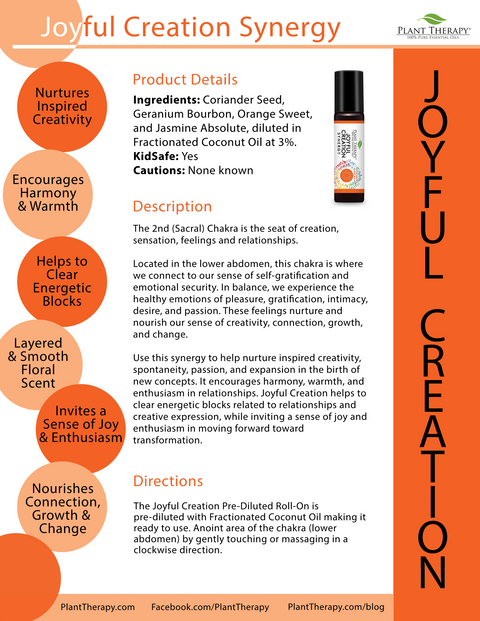 Sacral Chakra Balancing oil roll on