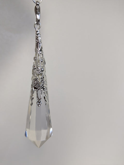 Clear Quartz Pendant Pendulum  | Something U Luv