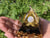 Pyramid - White Agate Obsidian Purity Protection Grounding Orgone Pyramid
