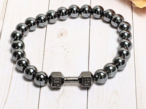 Bracelet - Positive Vibes Grounding, Protection & Concentration Hematite Bracelet For Him