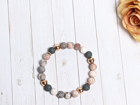Tranquility, Grounding, & Protection Couples Distance Crystal Bead Bracelets | Something U Luv