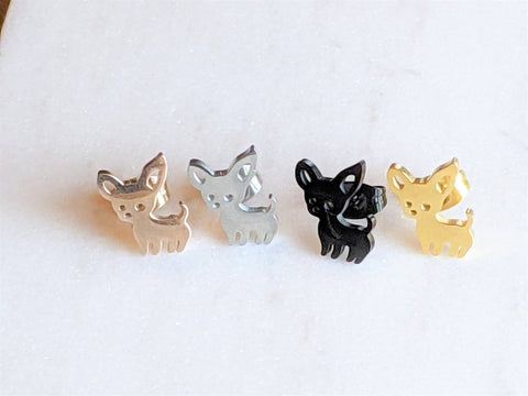 Earrings - Fearless Chihuahua Earrings gift for dog lovers