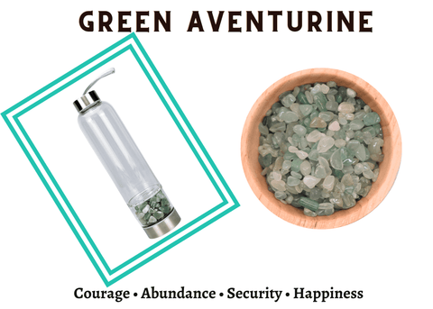 Water Bottle - Healing Energy Crystal Infusing Water/ Beverage Bottle