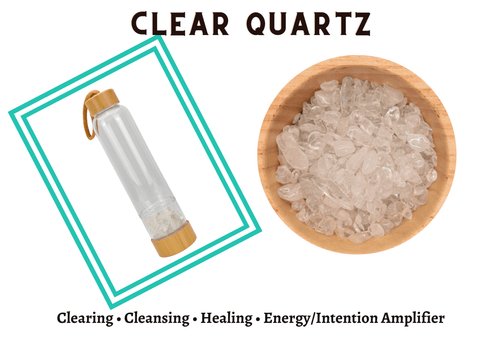 Water Bottle - Healing Energy Crystal Infusing Water/ Beverage Bottle