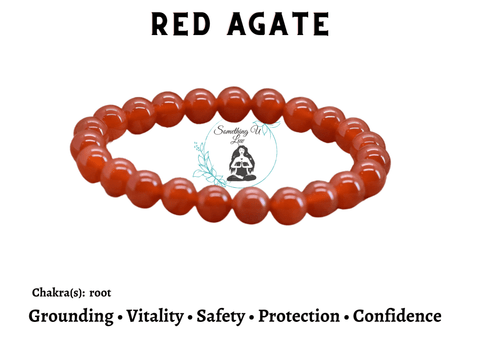 Bracelet - Reg Agate, Azurite Malachite, Labradorite Natural Stone Healing Crystal Bead Bracelets