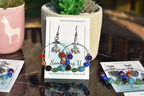 Chakra Balancing Beaded Dangle Earrings | Something U Luv