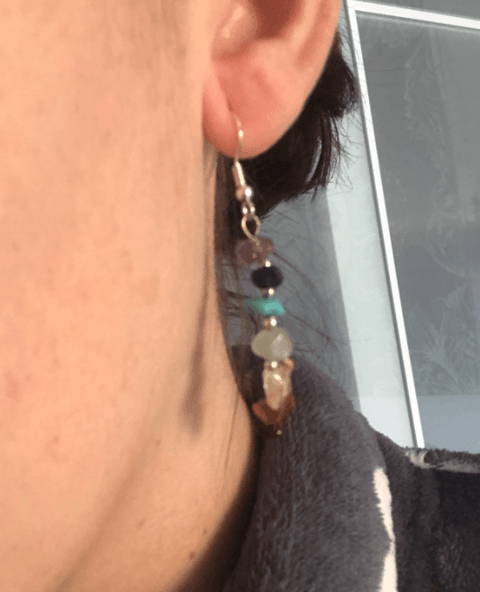 Chakra  Stones  Dangle Earrings | Something U Luv