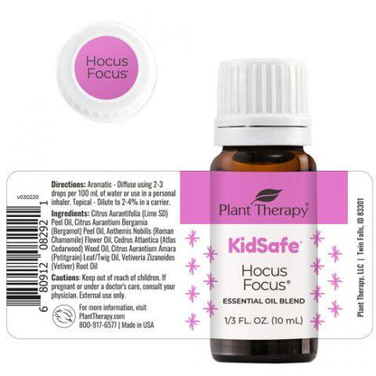 Hocus Focus KidSafe Essential Oil Blend | Something U Luv