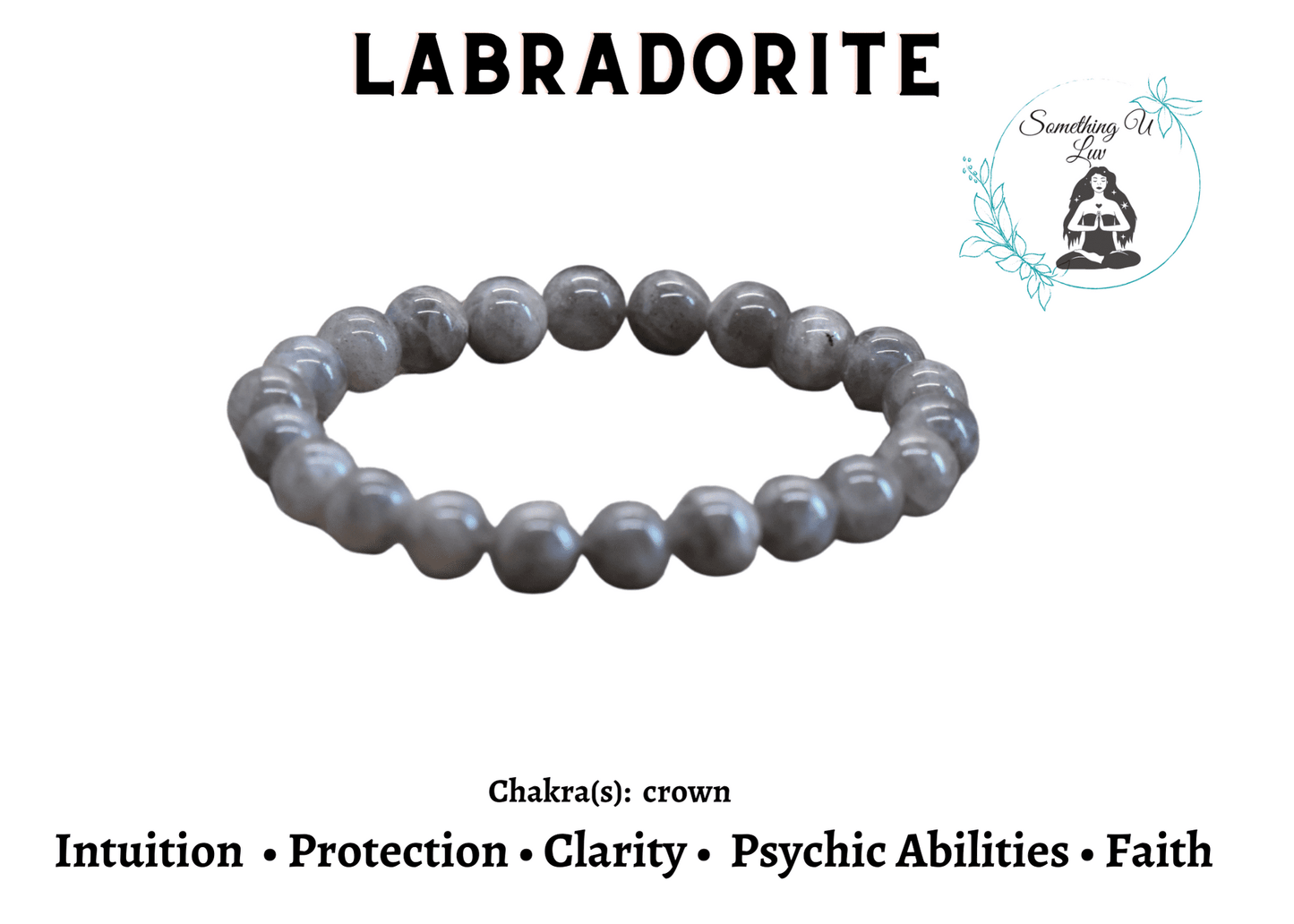 Bracelet - Reg Agate, Azurite Malachite, Labradorite Natural Stone Healing Crystal Bead Bracelets