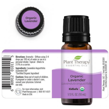 Essential Oil - Organic Lavender Essential Oil By Plant Therapy
