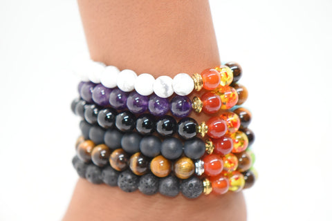 7 Chakra Balancing Bead Crystal Healing Bracelet | Something U Luv
