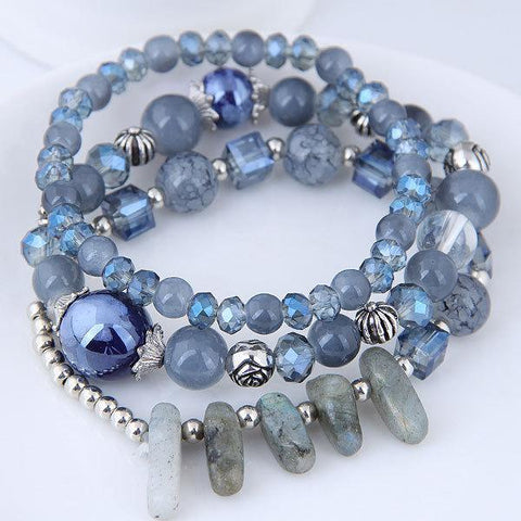 Natural Stone Fashion Beauty 3 pc Bracelet Set | Something U Luv