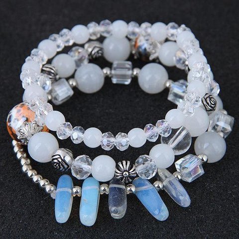 Natural Stone Fashion Beauty 3 pc Bracelet Set | Something U Luv