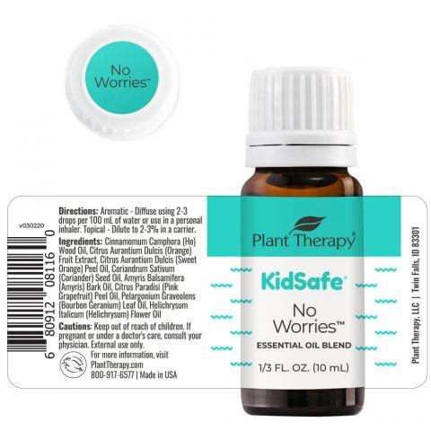 Worry Free Essential Oil Synergy Blend & No Worries KidSafe Blend | Something U Luv