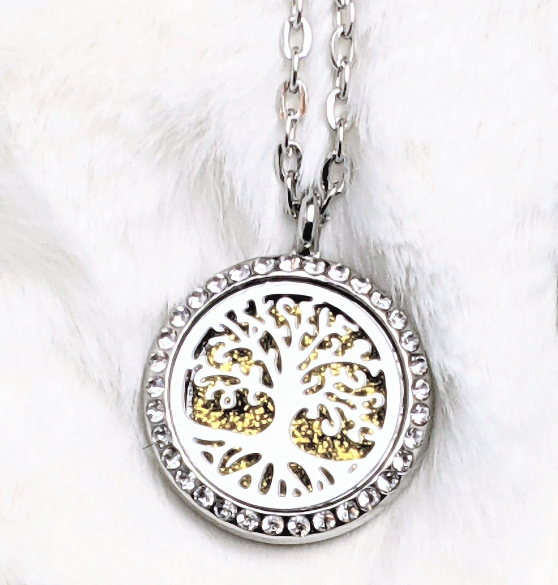 Mood Boosting, Calming Aromatherapy Diffuser Sparkling Necklace | Something U Luv